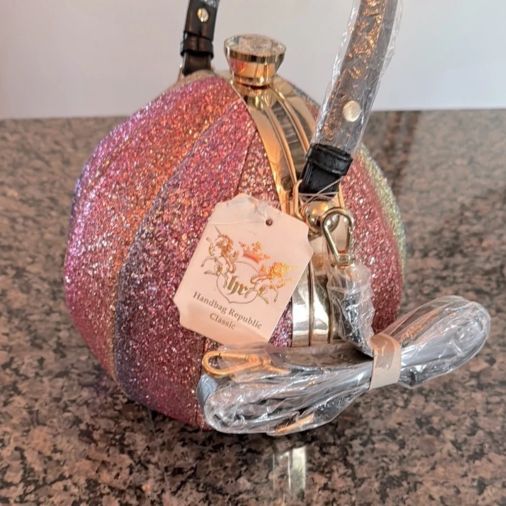 Rainbow Glitter TikTok basketBall Bag NWT - Picture 13 of 13